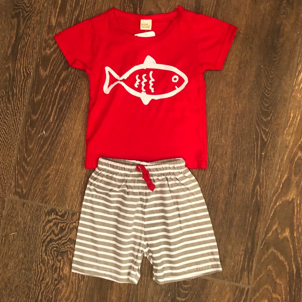 Fish Tee and Short Set